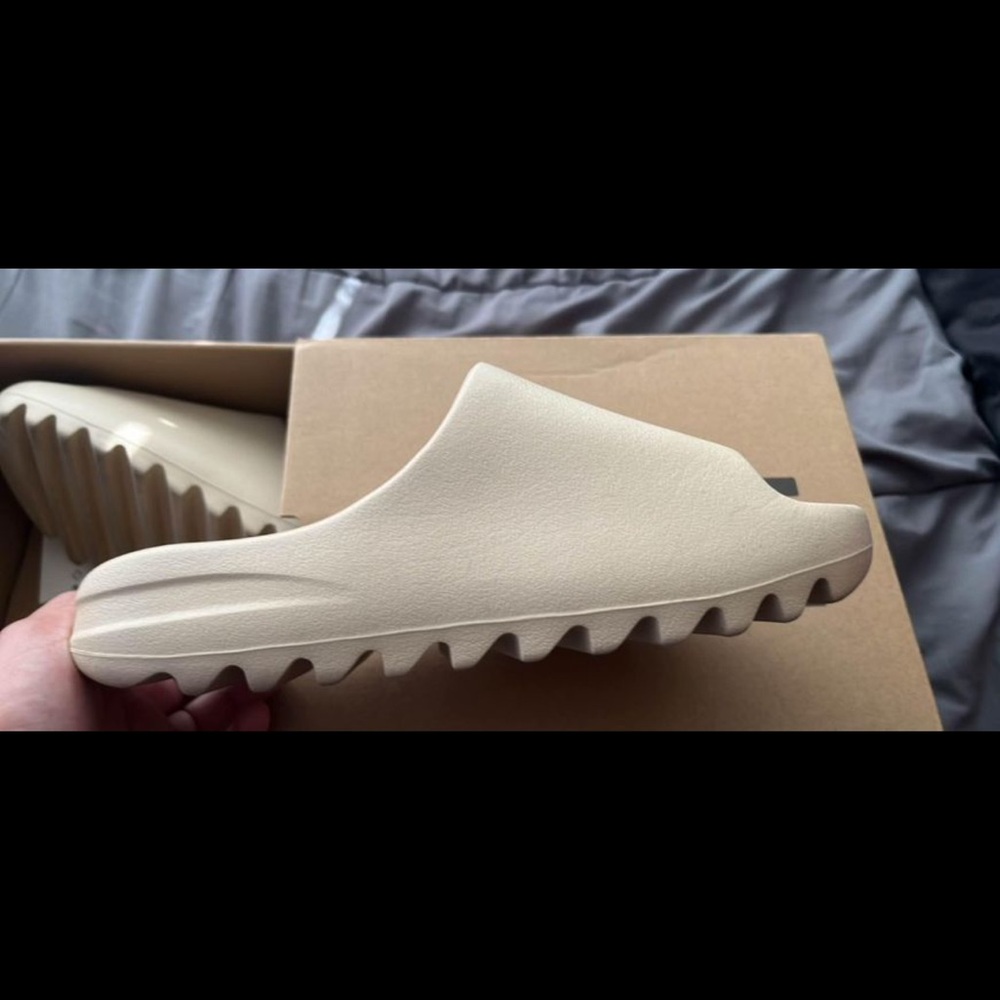 Bone Yeezy Slides